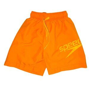 Speedo Boys Swimming Trunks-Orange-Small-GUC